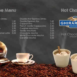 Coffee Espresso MENU