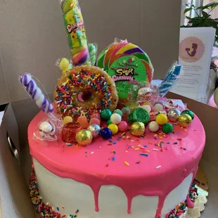 Custom order: Candy Cake