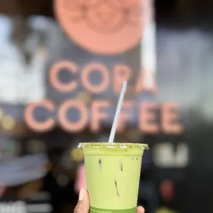 Iced Matcha/honey
