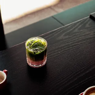Cute drink! Strawberry Matcha