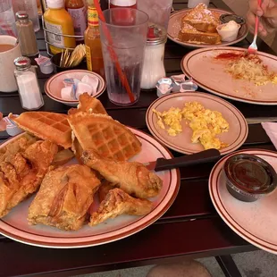 Chicken and waffles