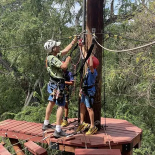 Getting ready to jump down!