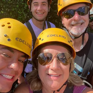 Zip lining in Hawaii. Coral Crater Adventure.