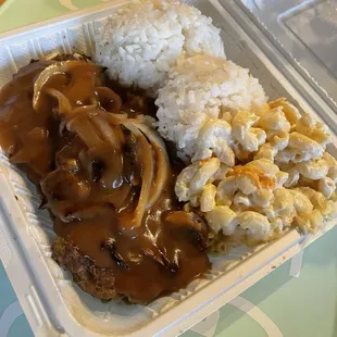Hamburger steak is winnahazzz