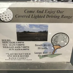 Updated Range Hours
