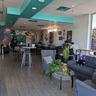 the interior of the restaurant