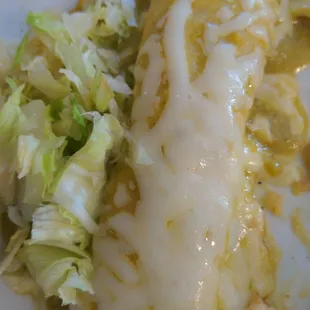 Suiza chicken enchilada