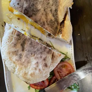 CheeseSteak sandwich! So Big :) Enough to save 1/2 for Later