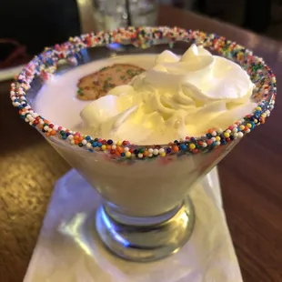 Sugar Cookie Martini - tasty and pretty! (Seasonal)
