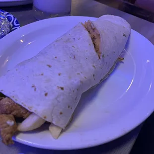 I recommend the burrito California