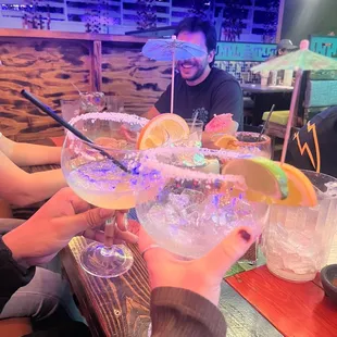 Margs (glasses are empty bc they were so good lol)