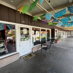 7/20/24 Entrance, outside seating