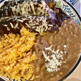 Shredded Green Chicken Enchiladas