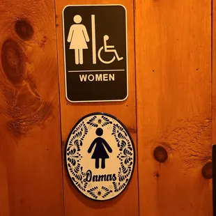 a woman&apos;s restroom