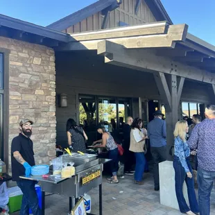 Tacos for the grand opening of Compass in Reno.