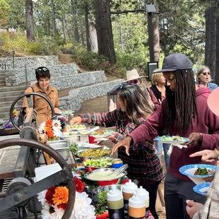 Tacos at Commons Beach in North Lake Tahoe.