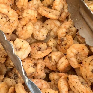 Shrimp tacos hit the spot