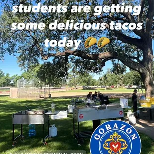 A big thank you to EGHS for having us out to feed your senior class on their last day of high school