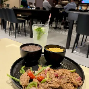 Lechón asado was good  to me but a little too salty n too much vinegar for my husband.