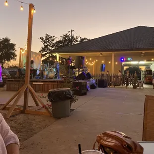 Bar area. And dance floor