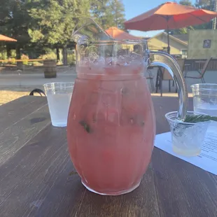 Watermelon smash. Contained basically zero alcohol unfortunately. $40