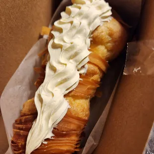 a pastry in a box