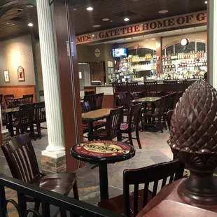 the interior of the restaurant