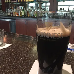 Guinness on tap