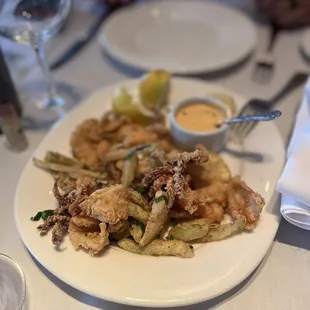 a plate of food