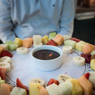 Complementary Chocolate Fondue