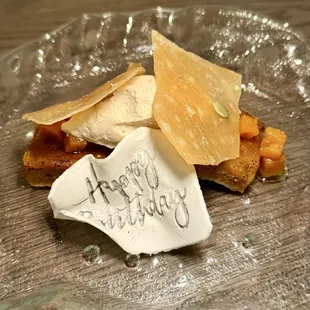 Sweet potato brulee tart
