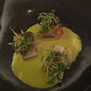 Hamachi Crudo