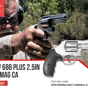 S&amp;W 686 Plus 2.5IN 357MAG CA by Cordelia Gun Exchange