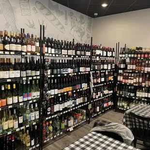 Tons of wine to choose