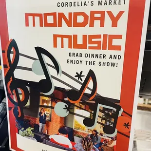 a poster for a concert