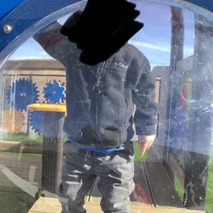 Outside on a nice sunny day!