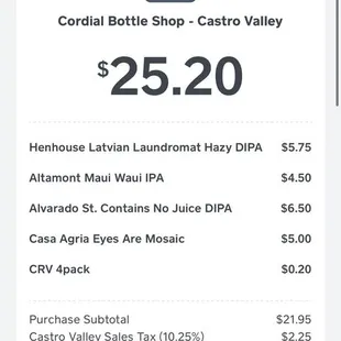 Receipt.