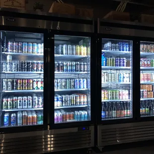 Amazing selection of craft beers for purchase