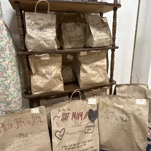 Surprise grab bags with fun names and descriptions.