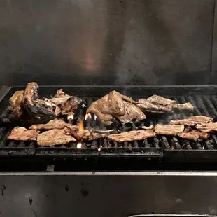 Bbq chicken or pork.
