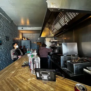 The entire restaurant