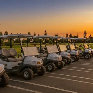New golf carts!