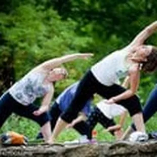 Yoga in the Woods at Unity