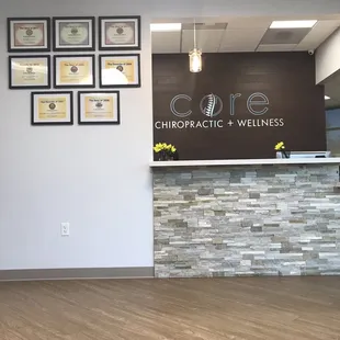 Entrance of the Chiropractic office.