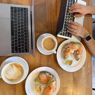 Good food and decent coffee