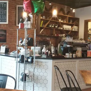 Front coffee counter