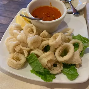 Fried calamari