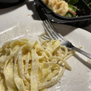 Creamy Fettuccine Alfredo, did the basics
