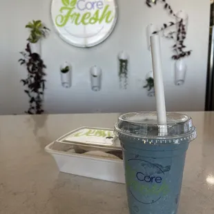 By The Sea smoothie and Lentil tacos 2/14/22