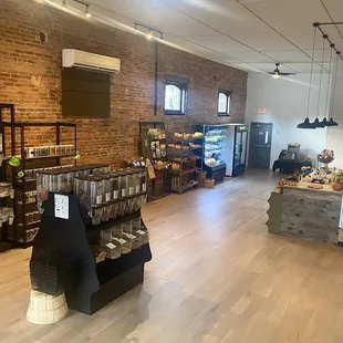 Inside the store